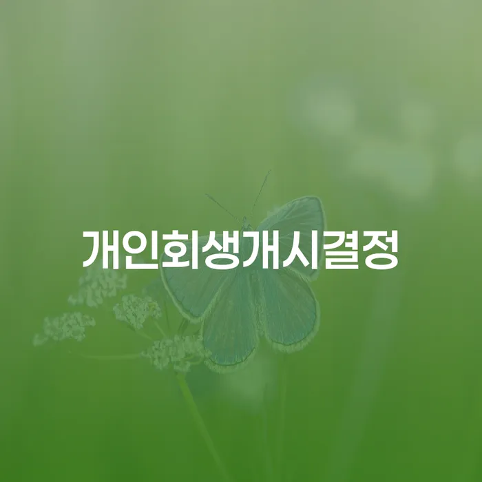 개인회생 개인회생 무료법률상담