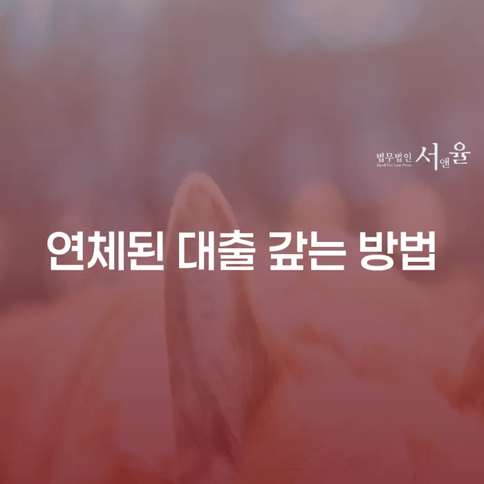연체된 대출, 어떻게 갚을 수 있을까요?