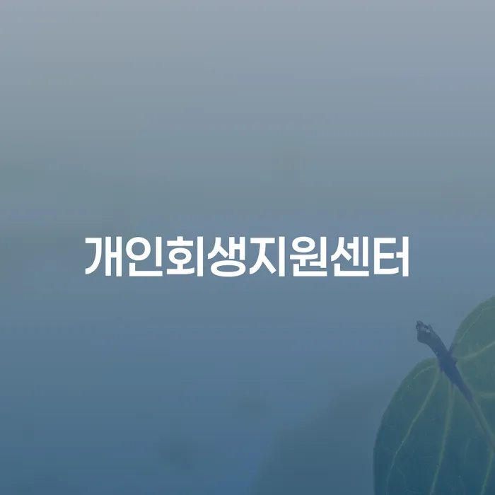 개인회생, 정말 내게 필요한 선택일까?